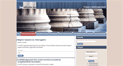Desktop Screenshot of jogalkotas.hu